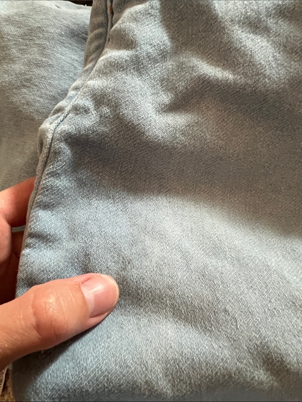 Anthropologie Pilcro Denim Knit Pull On Pants large - Picture 5 of 6